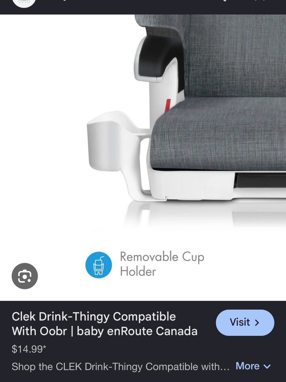 Clek Oobr “Drink-Thingy” Cupholder